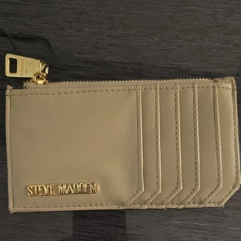 Steve Madden Taupe Key & Card Holder - Picture 4 of 4